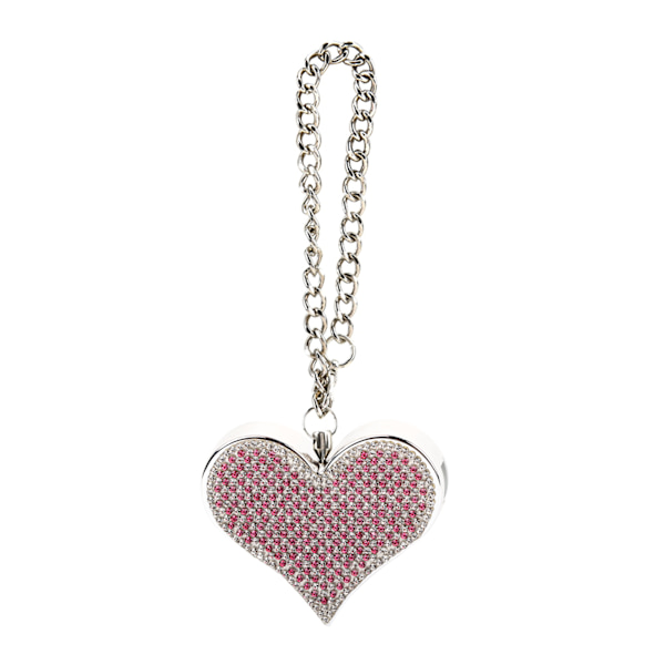 Självförsvarslarm Heart Shape Säkerhet Skydda Personlig varning (silver)