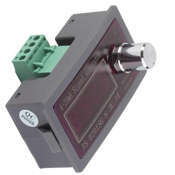 4-20 mA strøm- og spændingssignalgenerator med batterigrænseflade, analog simulator, justerbart 4-cifret display
