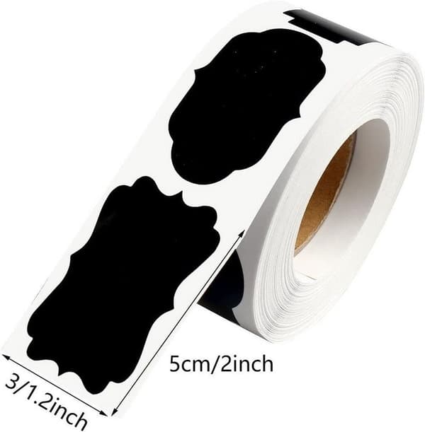 Self-adhesive and Reusable Flat Sticker Labels, Removable