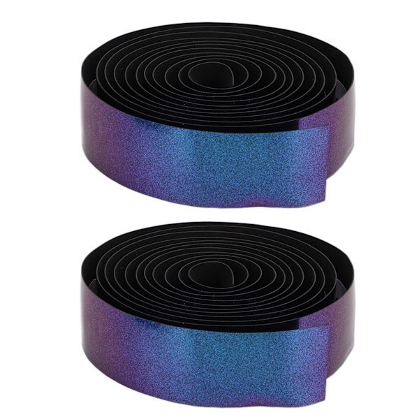 ENLEE Sykkelstyretape Støtdempende og sklisikker gradient Farge Sykkelstyre Wrap 2 Ruller Aurora Gradvis Blå