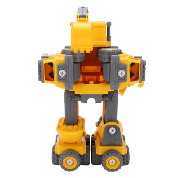 905B DIYC 5-in-1 rakennuskuorma-auto muuttuu robotiksi Purka robottilelut ajoneuvosarja 3+ vuotiaille pojille lapsille