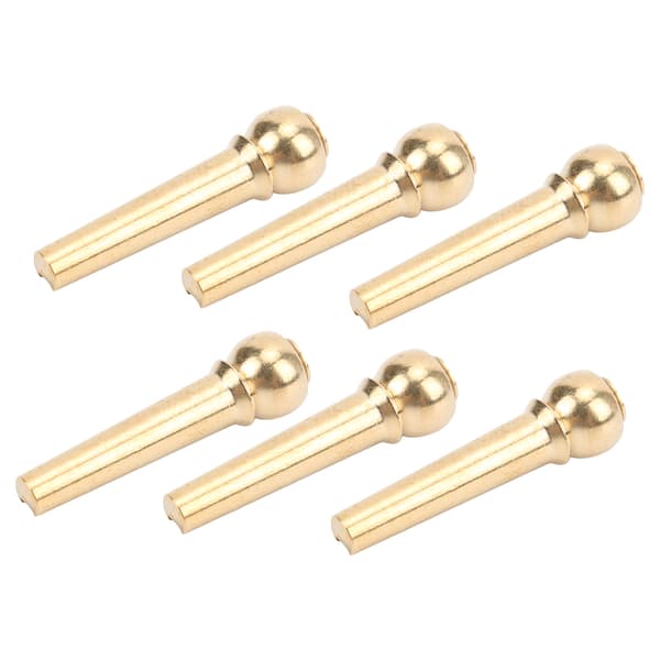 6 stk. Bridge Pin Universal String Peg Kobbertilbehørserstatning Kompatibel med akustisk folkeguitar