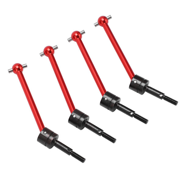 4st RC Metal Universal CVD Drivaxel Set för Tamiya TT02B 1/10 RC Car Upgrade PartsRed