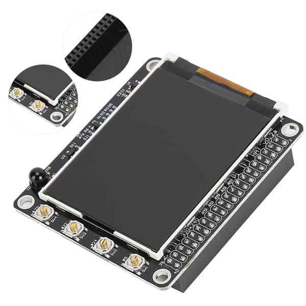 LCD-skjerm TFT Mini-display for Raspberry Pi 4B 3B 2b a 6 Knapper 2.4 tommer 320 x 240