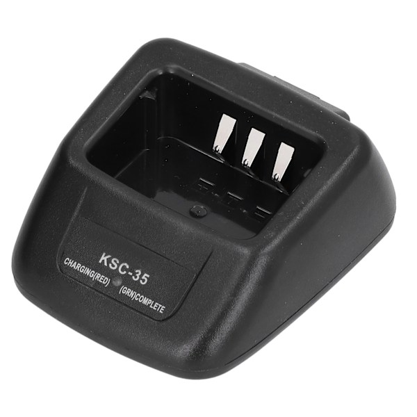 Walkie Talkie Laddningsdocka för Kenwood TK-U100 TK3000 TK2312 TK3312 TK2400 KNB-65L/63L Batteri 110-240V (EU-kontakt)