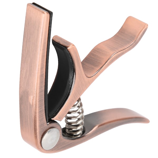 CP‑08 Sinkkiseos ja silikon Kevyt kitara Ukulele Capo Musiikkiinstrumenttarvikkeet Rose Gold