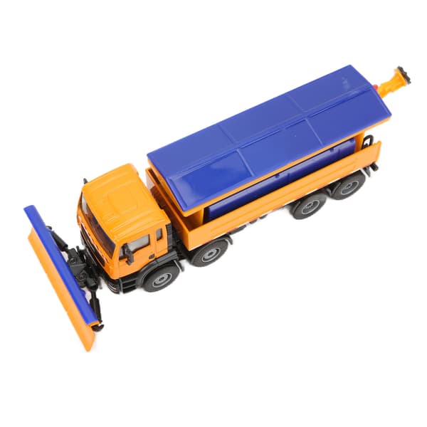 【NX】1:50 Snøplogmodell Sinklegering Simulering Ingeniørkjøretøy Modellleker for gutter