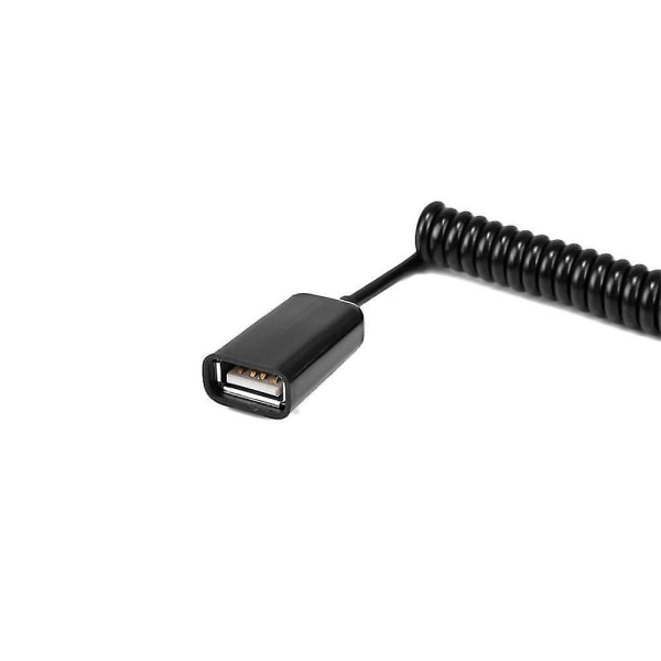 Usb 2.0 Type A Hanne Til Hunne Extension Curl Spring Unik datamaskin kort kabel