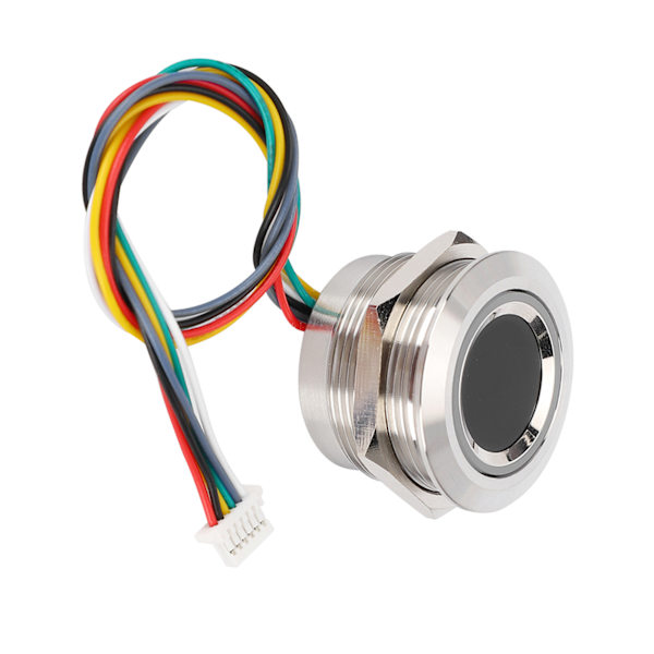 R503 Circular Capacitive Fingerprint Identification Module med 2-färgad ringindikatorlampa