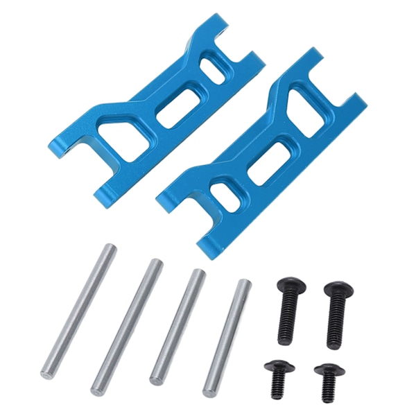 2 kpl RC Etuvarret Alumiiniseos Huokoinen Suunnittelu Säädettävä Kulma Vähentää Värähtelyä RC Jousitusosat ECX 2WD 1/10 Sininen