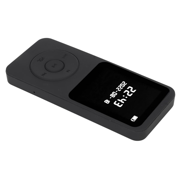 MP3 MP4 -soitin Bluetooth 5.0 Ultra Thin Digital LCD 1.77 tuuman näyttö, sisäänrakennetut HD-kaiuttimet, kannettava HiFi-musiikkisoitin 16 Gt:n muistikortilla