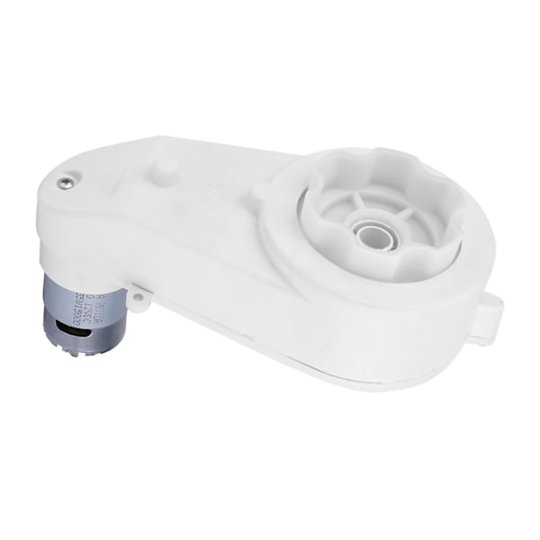 Valkoinen lelu sähköauto Moottorivaihteisto Rattailun osat Tarvikkeet 6V(6V550-15000rpm)