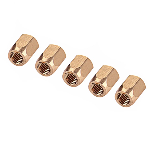 5 st Mässing elektrisk gitarr Truss Rod Nut Musikinstrument Tillbehör Ersättning