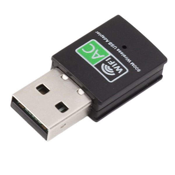 USB WiFi Adapter för PC 600M 5GHz 2,4GHz Trådlös Dongle Dual Band Plug and Play WiFi Trådlös Transceiver Adapter för Laptop