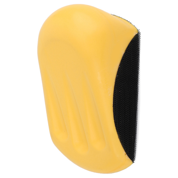 Slipblock PU-skum Mjuk elastisk krokögla Design Måttlig storlek Ergonomisk manuell slipverktyg för polering5in 125mm