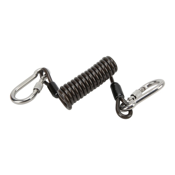 Dykkekamera Anti Lost Spring Coil Lanyard Rustfri Hurtigudløsning Spænde Dykkeudstyr