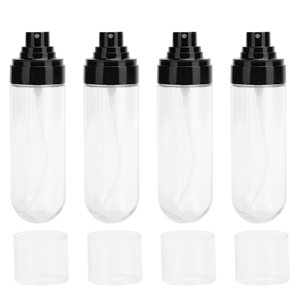 4 st sprayflaskor set Mini Bärbar plast Resor Tom påfyllningsbar behållare Dispenser 100ml