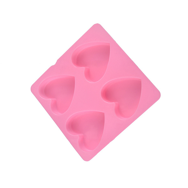 Hjerteformet silikone fondantform Kagedekoration Chokolade Bageform Isform