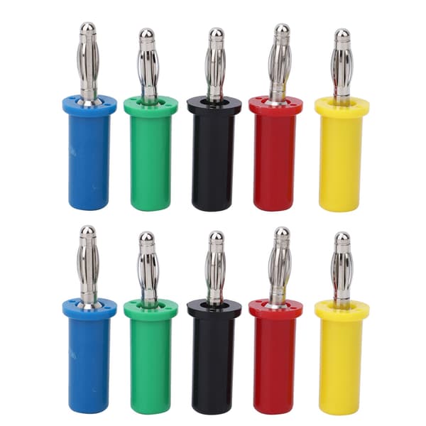 【NX】10 stk bananjack integrert sveisetype banankontakthode 4mm 30~60V 32A
