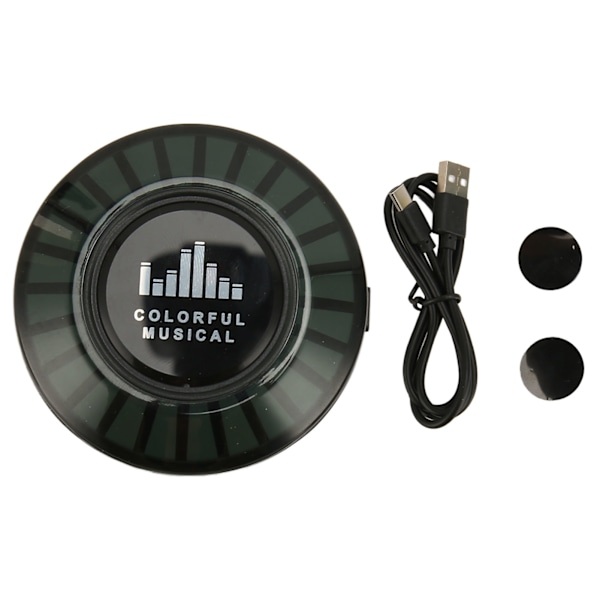 Luun johtavuuden kaiutin Mini Bluetooth-kaiutin RGB-rytmivaloilla USB-ladattava kannettava langaton Bluetooth 5.0-kaiutin