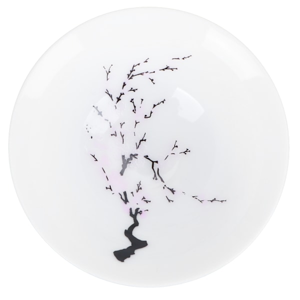 Japansk stil Temperaturavkänning Färgskiftande blomvisningskopp Keramisk tekopp (varm temperatur)