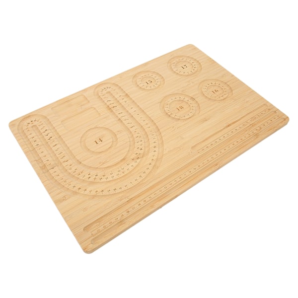 Bead Board Retro Clear Scale Smycken Design Mat Pärlbricka Board för DIY Armband Halsband