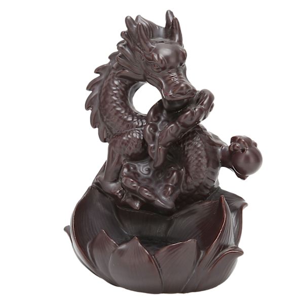 Dragon Røgelsebrænder Røg Tilbageflow Røgelseholder Håndværk Hørpynt Gave
