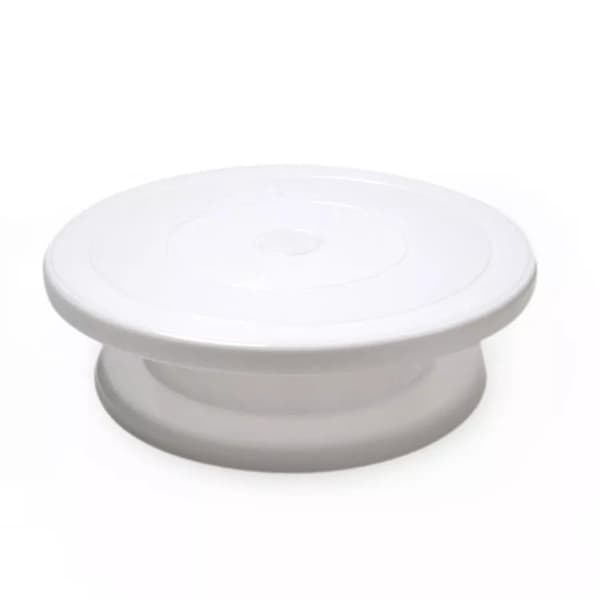 Roterende kagefad - Bageudstyr - Kagefad White white