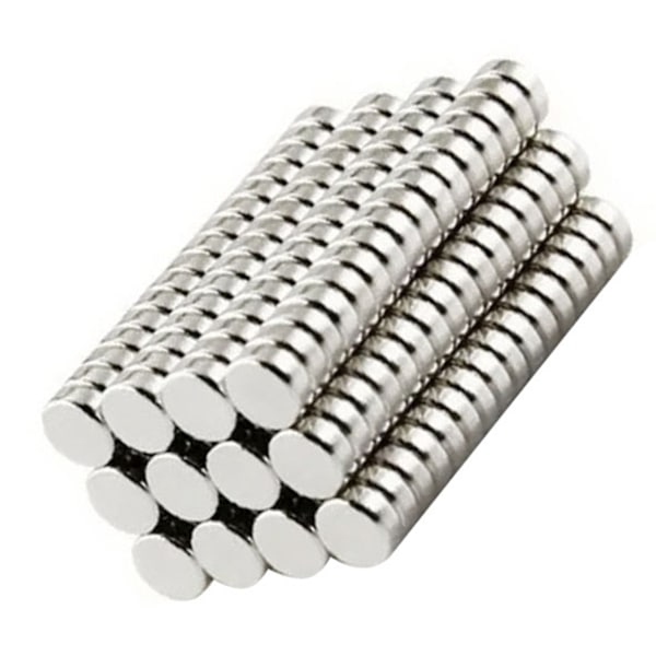 50 kpl Pyöreät Neodyymimagneetit 10x2mm N35 Vahva Magnetismi Neodyymi Rautamagneetti