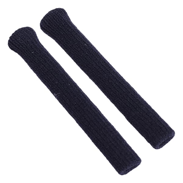 2-pack Bomullsglasögon Öronkudde Mjuk Stickad Halksäker Fixering Glasögon Tempelspetsar Ärm Marinblå