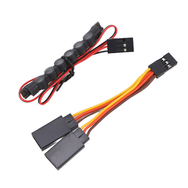 RC Tagelys 6 LED Bil Forlygte Bar Forlygte til Traxxas 1/18 TRX4M Fjernstyret Bil Varmt Lys