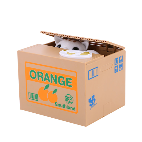 Cat Money Box Mynt Bank Automatisk Stöld Mynt Cents Bank Spara Box