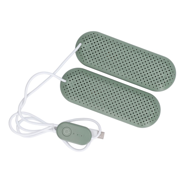 Hushålls-USB-skotorktumlare Studenthemssal Vuxendeodoriserande Boot Skotortork med Timer OD Grön