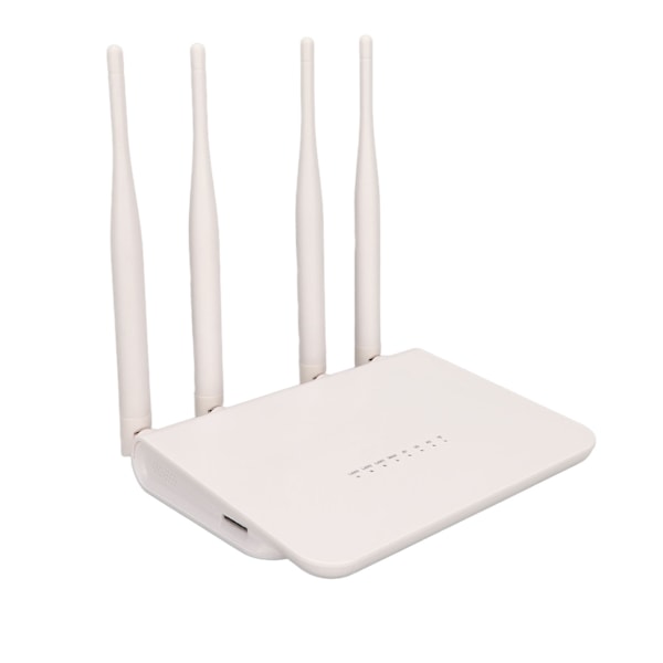 4G LTE-modemrouter med SIM-kortplads 4 antenner 2,4G 300 Mbps Understøtter 32 enheder WiFi-router til kontor 100‑240V EU-stik