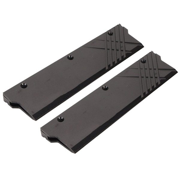 Dator Vattenkylning Kylfläns Aluminiumlegering Minneskylning Kylfläns DDR5 Minneskylare Svart