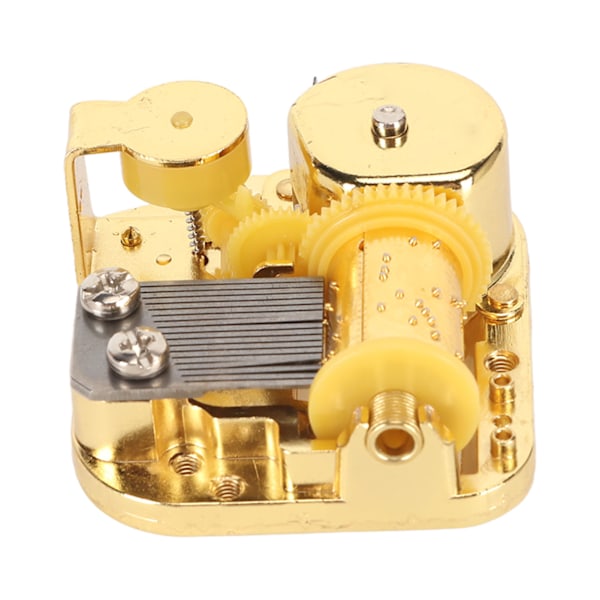 Windup Musical Movement 18 Note Pleasing Melody Alloy Enkel montering musikdosa Movement för byte av gör-det-själv-reparation