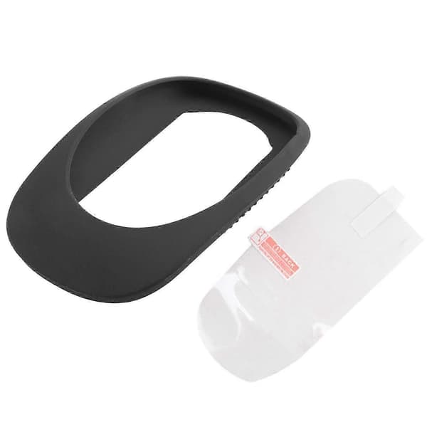 Sort elastisk silikonebeskyttelsesetui kompatibel med Apple Mouse 1 og 2 Black