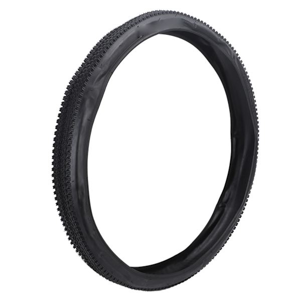 26x1.95 Mountainbike Dæk Ydre Dæk Gummi Mønstret Overflade Foldbar Udskiftning Cykeldæk til Cykelreparation Helt Sort