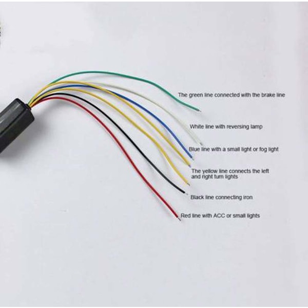 12V Bil Flow Type LED Strip Lys Bagagerum Blinklys Bar Bagagerum Strips Lampe