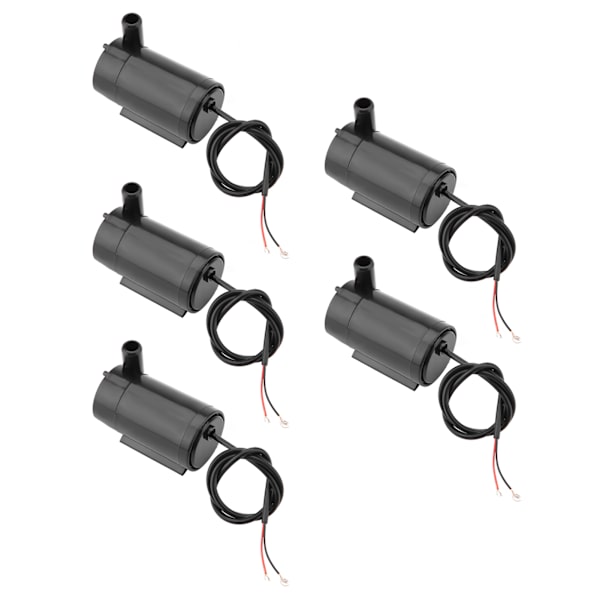 5 st/set DC 3V -5V mini vattenpump nedsänkbar för akvarium fontän