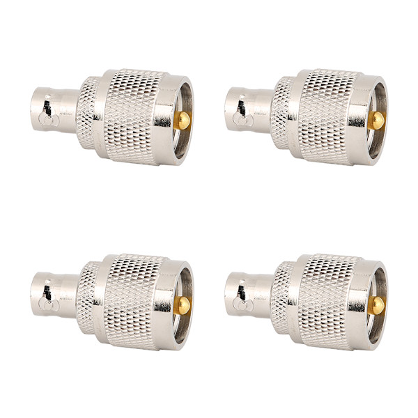 4 stk BNC hun til SO239 hanadapter RF koaksial koaksialkontakt