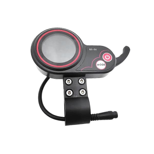 -s4 72v Tommelfingergasregulator LCD-display Måler Zero 11x El-scooter 6-polet display Tilbehør Musta