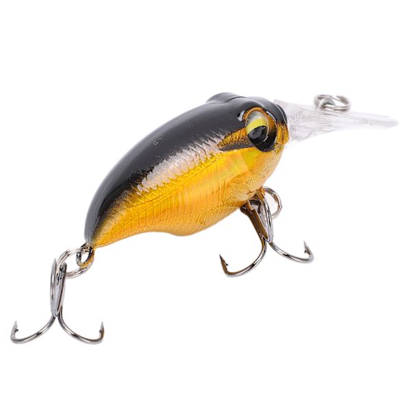 Fiskesimuleringsagn Mini Minnow, 3D-øyne, Kunstig Fiskeagn for Utendørs 6#
