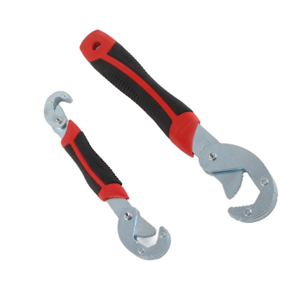 2 stk selvjusterende skruenøglesæt Multifunktions 9-32 mm Universal Quick Grip rørtang