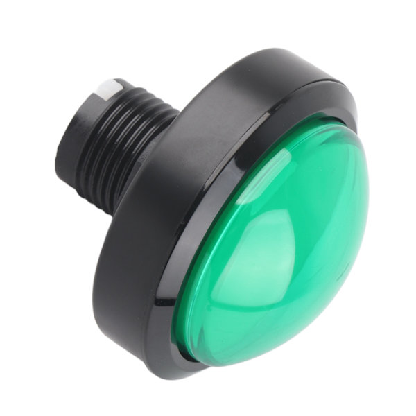 60 mm stor konvex knapp 2-fotsomkopplarknapp med LED-ljus för Crane Machine Game Console Röd