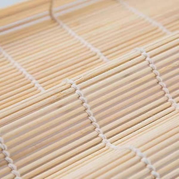 Bambu-sushitallrikar, 2 stycken bambu-sushimattor, tvättbara bambu-sushimattor^ccgv2