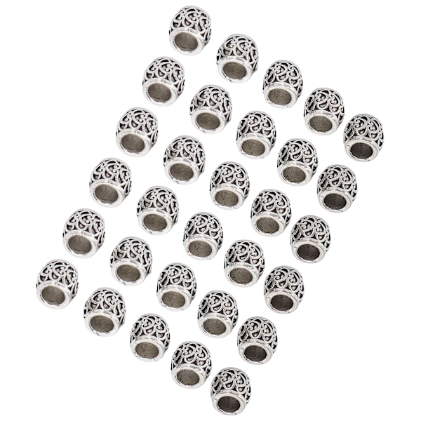 30 stk Fashionable Skæg Hårperler Vintage Hårvævning Perler DIY Smykker Armbånd Perler