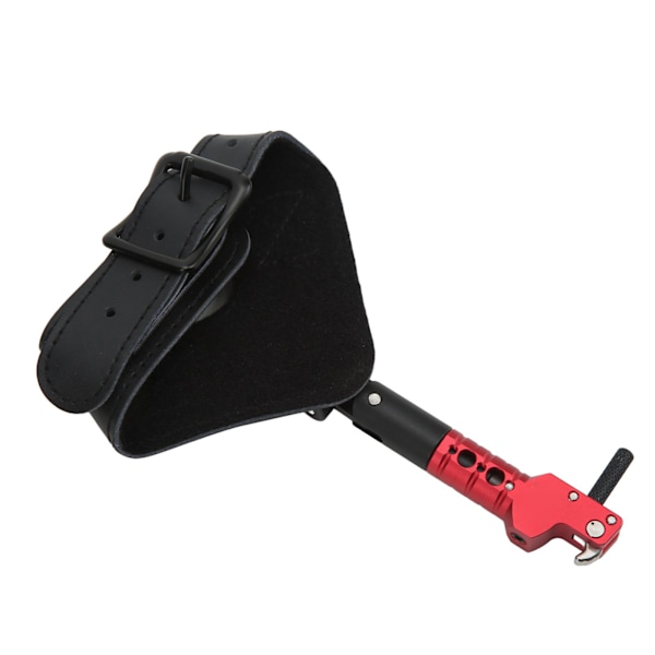 Pilbåge Compoundbåge Utlösningshjälp Trigger Justerbar Båge Utlösning Handledsrem Skytte Handledsband Spridare Röd