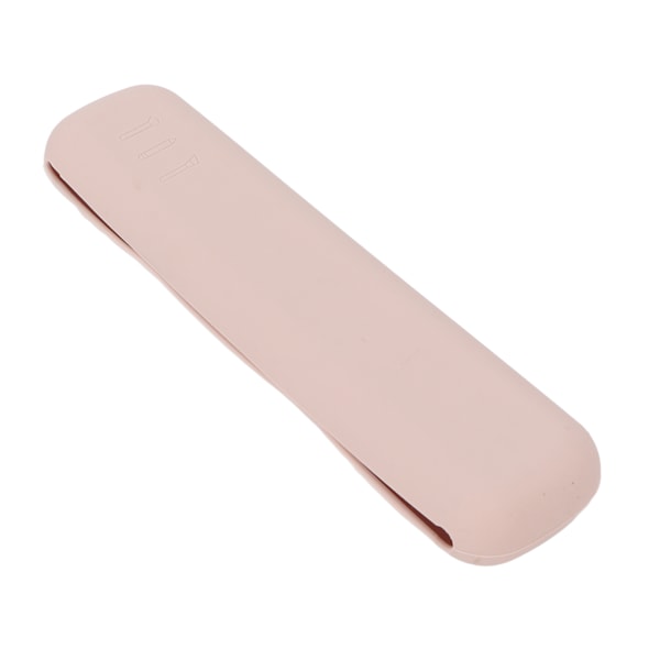 Silikoninen meikkisiveltimen säilytyspussi Kannettava magneettinen solki Pehmeä silikoninen siveltimen pidike matkoille Beige
