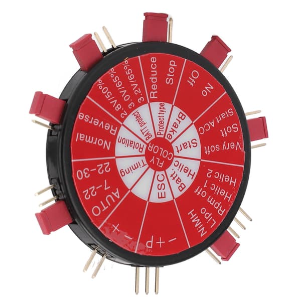 【NX】RC-programmeringskort Elektronisk hastighetskontroll ESC-programmeringskort Kompatibel med RC fly ESC